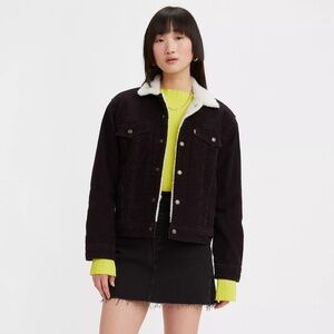 Levi’s Sherpa Trucker Jacket Corduroy NWOT